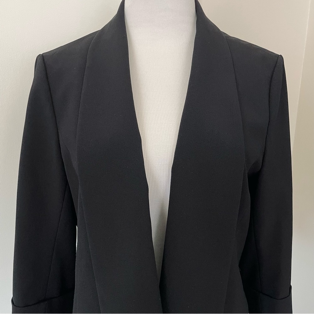 Black Label by Evan-Picone Womens Regular Fit Suit Jacket Black Size 14 - Picture 5 of 13
